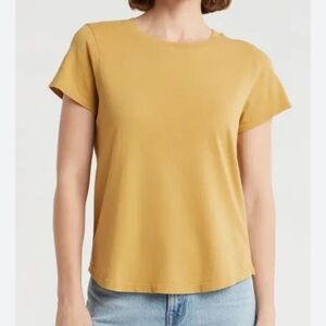 Coin 1804 Mustard‎ Tee Shirt Waffle Size L